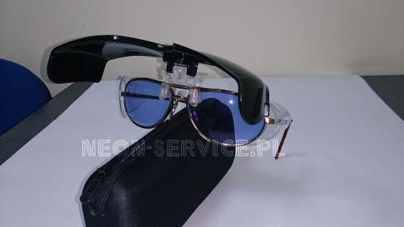 Okulary ochronne model 114/UV+IR / Safety glasses for glassblowers model 114/UV+IR