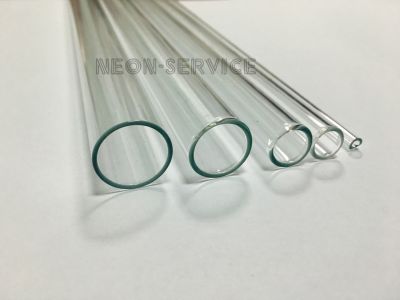 Rurki szklane bezbarwne bezołowiowe / Transparent Lead Free Glass Tubes 