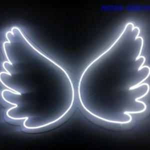 Logo Skrzydła LED neon